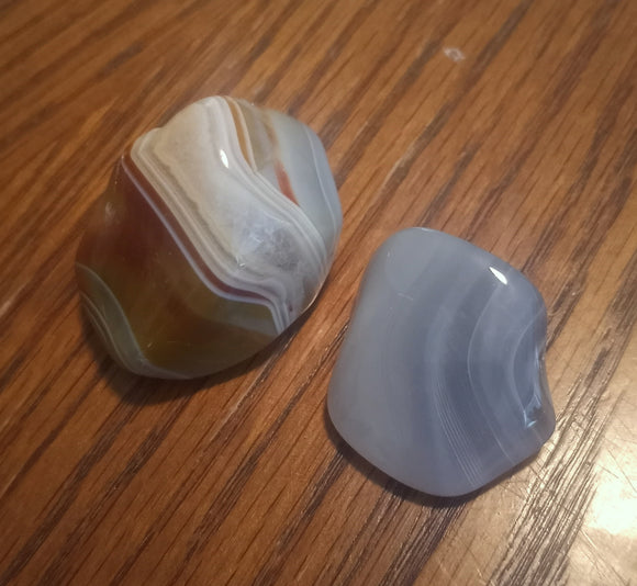 Tumbled Banded Agate  - Large