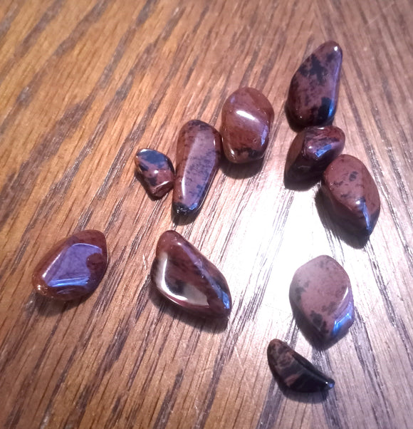 Mahogany Obsidian - Small Tumbled Stones