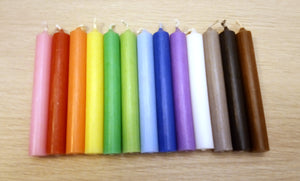 Colored Chime Candle - Small Spell Candles