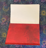 Red Suede Handbound Book